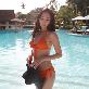 detail image3 Basic Triangle Bikini Orange