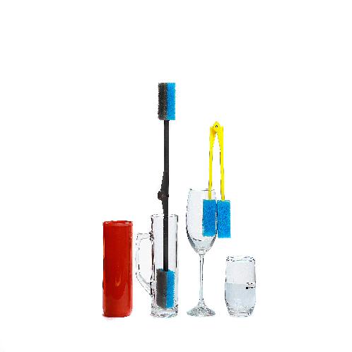 Cup cleaning sponge(Multi-purpose) 2EA Set | Cup Brush, Tumbler Brush, Wine Glass Brush, Dish-Washing Brush